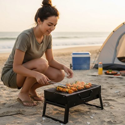 Barbecue portable | Ultra - compact - Cuisinereelle.com